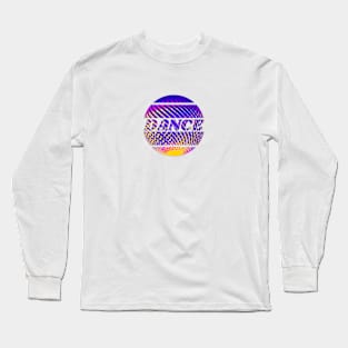 Colorful circular dance design Long Sleeve T-Shirt